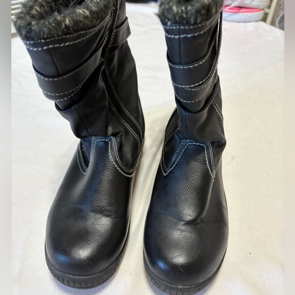 Kappa Shoes - Black Faux Fur Lined Boots